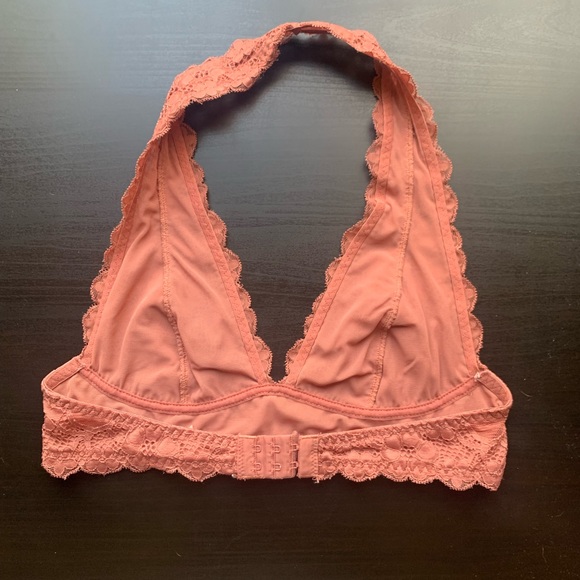 Intimately Free People Boho Peach/Bright Copper Galloon Unpadded Bralette Size S - Picture 3 of 5